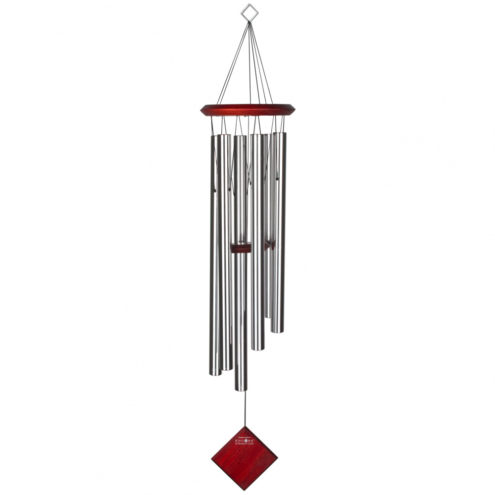 Woodstock Windspiel, 94 cm - Erde, Silber/Dunkel