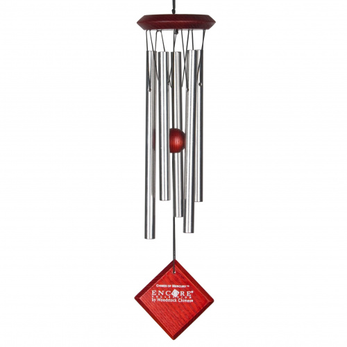 Woodstock Windspiel, 35 cm - Merkur, Silber/dunkel