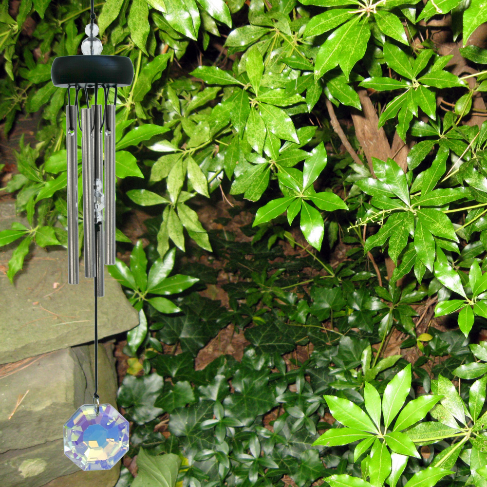Woodstock vindspil, 30 cm - Ædelsten, krystal - Billede 5