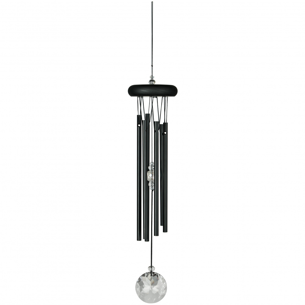 Carillon éolien Woodstock, 40 cm – Méditation, noir - Image 4