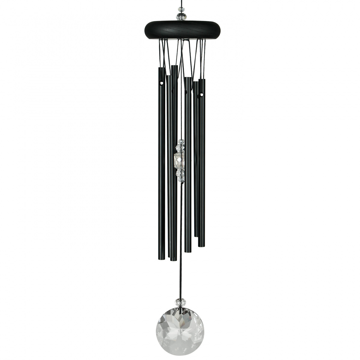 Woodstock windgong, 40 cm - Meditatie, zwart