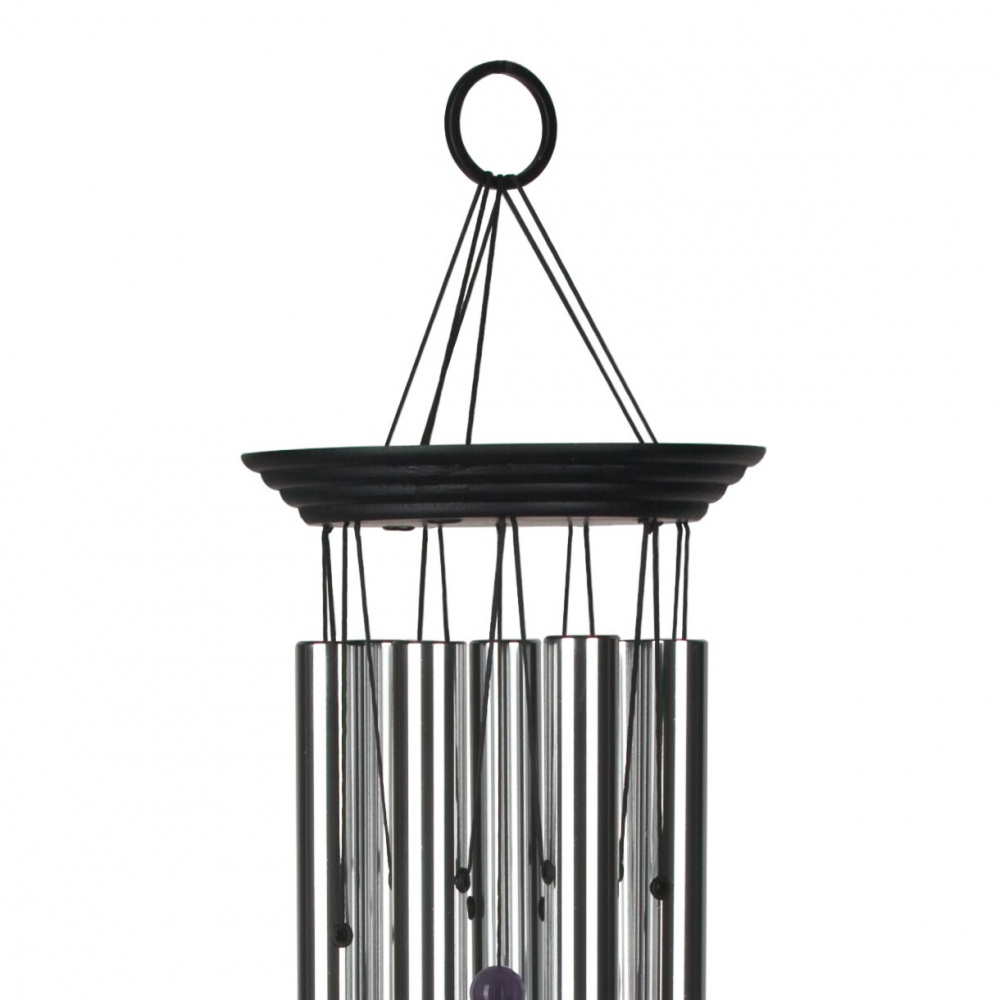 Woodstock Windspiel, 63 cm - Chakra, 7 Steine - Bild 2