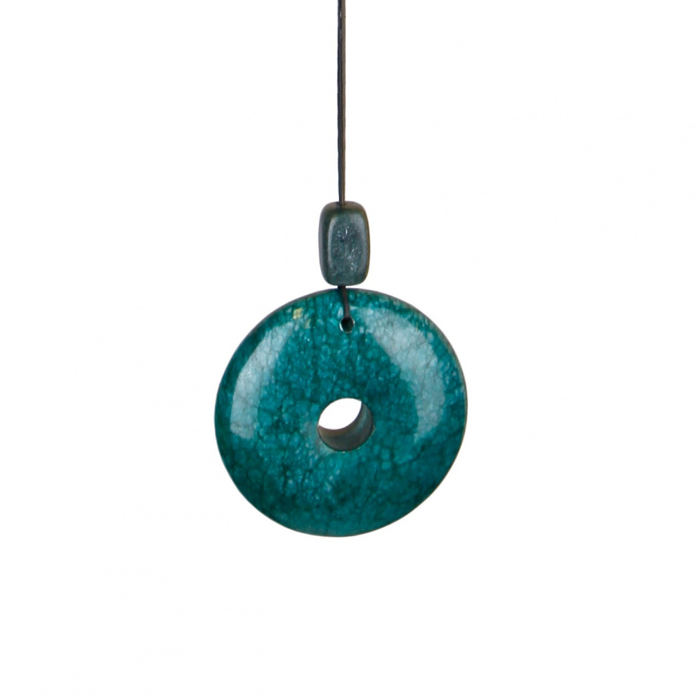 Woodstock windgong, 55 cm - Edelsteen, jade - Afbeelding 3