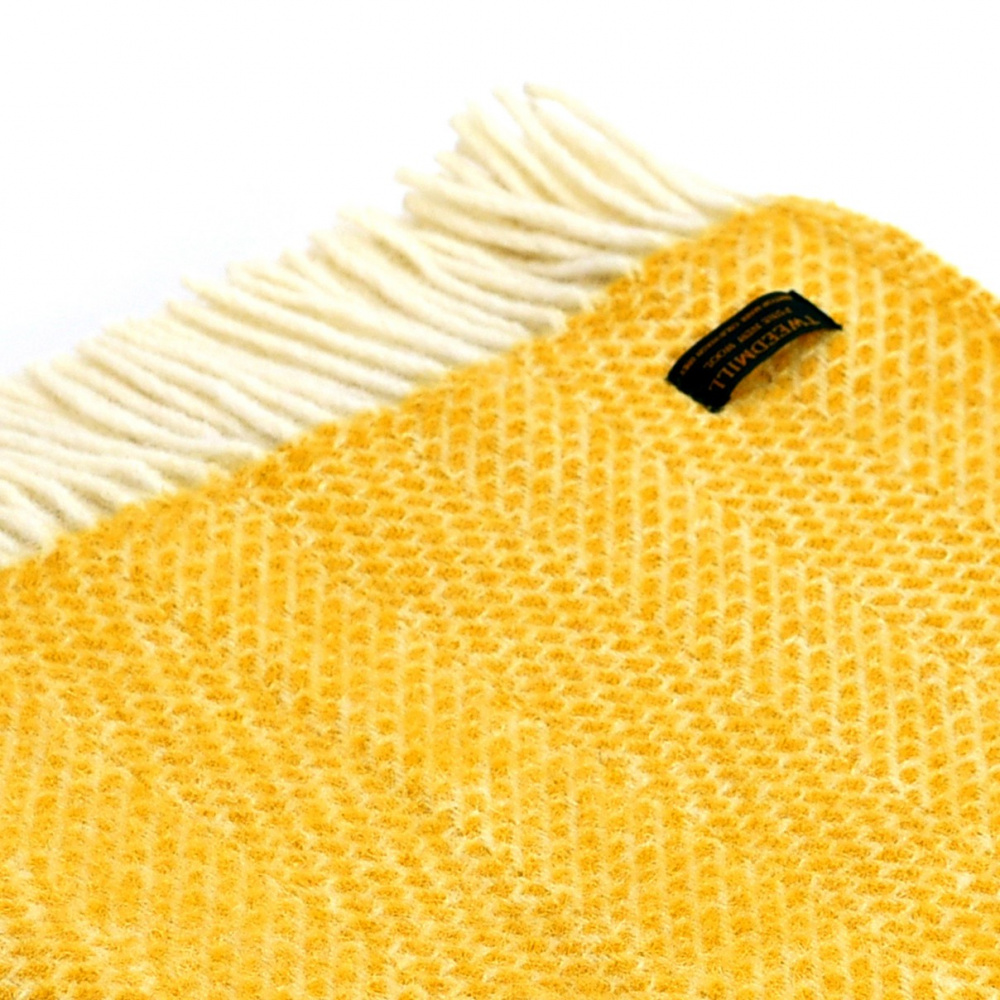 Tweedmill plaid en laine - Beehive Yellow - Image 3