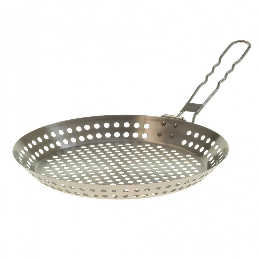 Denk grillpande i rustfrit stål - Billede 3