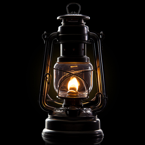 Feuerhand petroleumlamp - Zwart