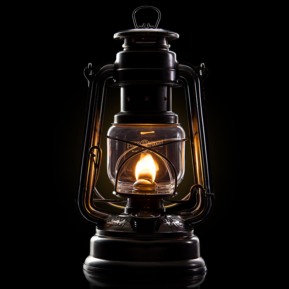 Lampe à pétrole Feuerhand - Noire