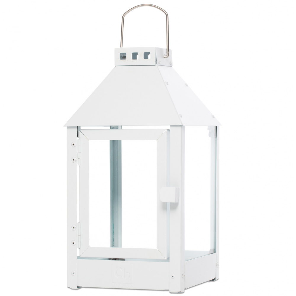 A2 Living lykta i stål, vit - 25 cm