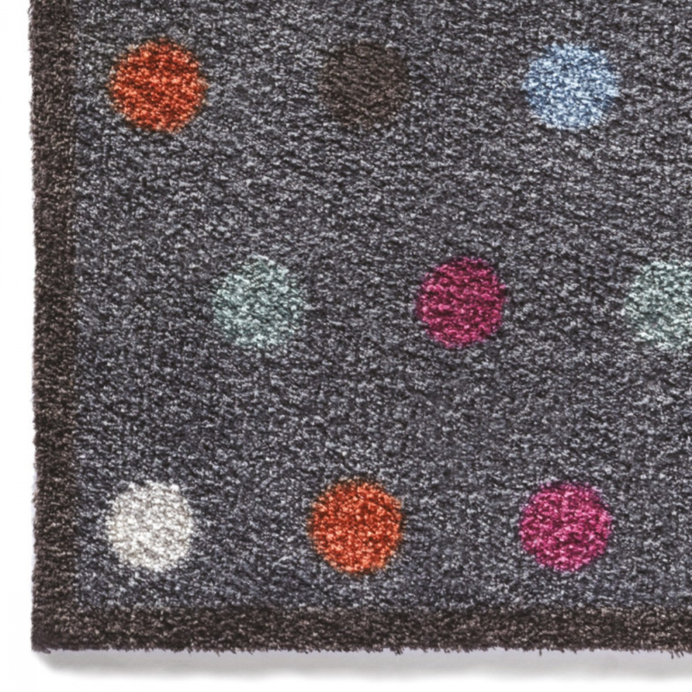 Hug Rug øko dørmåtte, 65x85 - Prikker - Billede 2