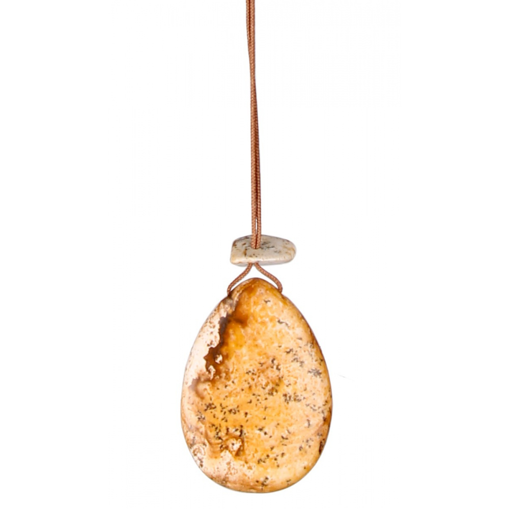 Woodstock carillon éolien, 30 cm - pierre précieuse, jaspe - Image 4