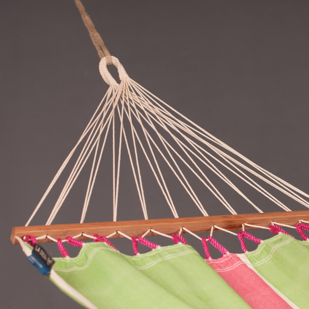 La Siesta hangmat, 1 pers., spreidstok - Fruta Kiwi - Afbeelding 5