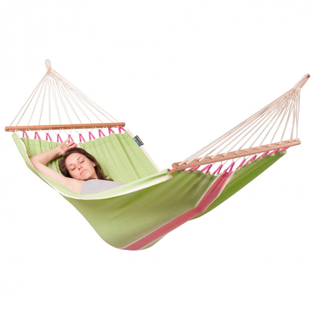 La Siesta hængekøje, 1 pers., tværpind - Fruta Kiwi - Billede 4