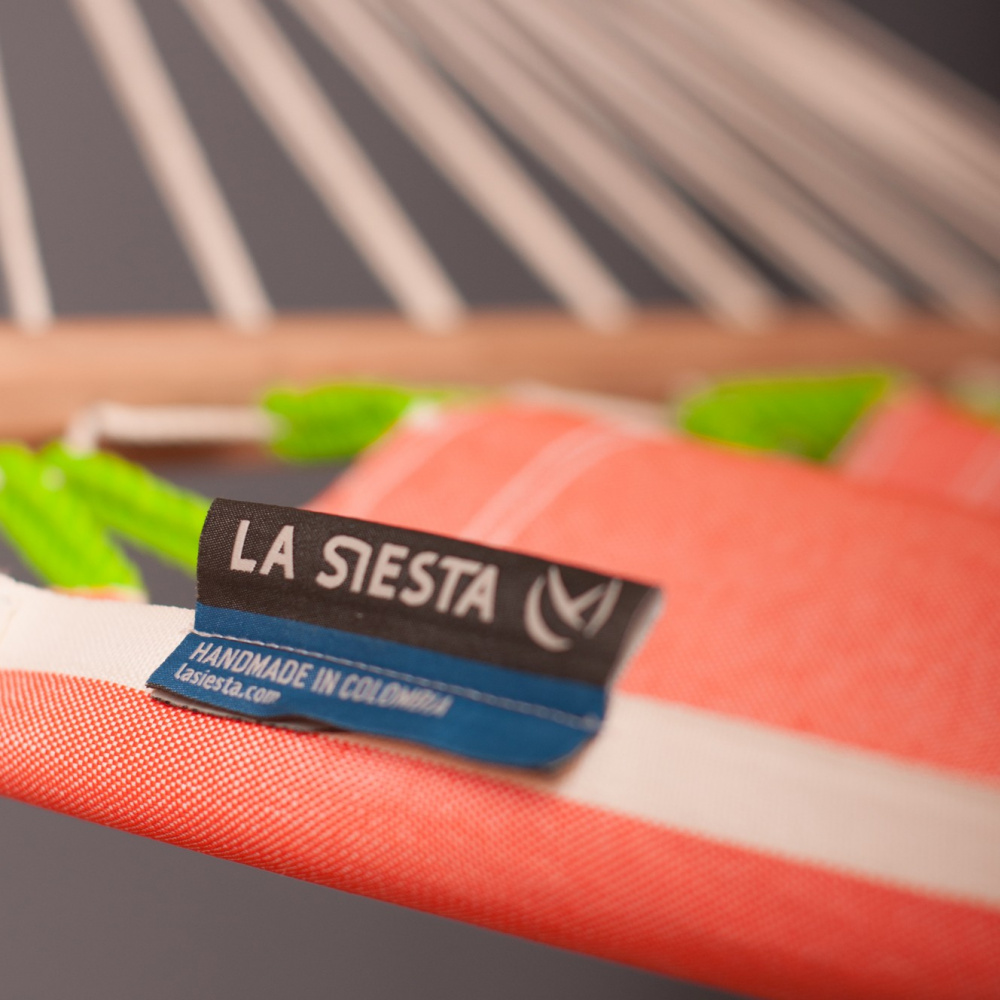 La Siesta hammock, 1 pers., crossbar - Fruta Mango - Image 6