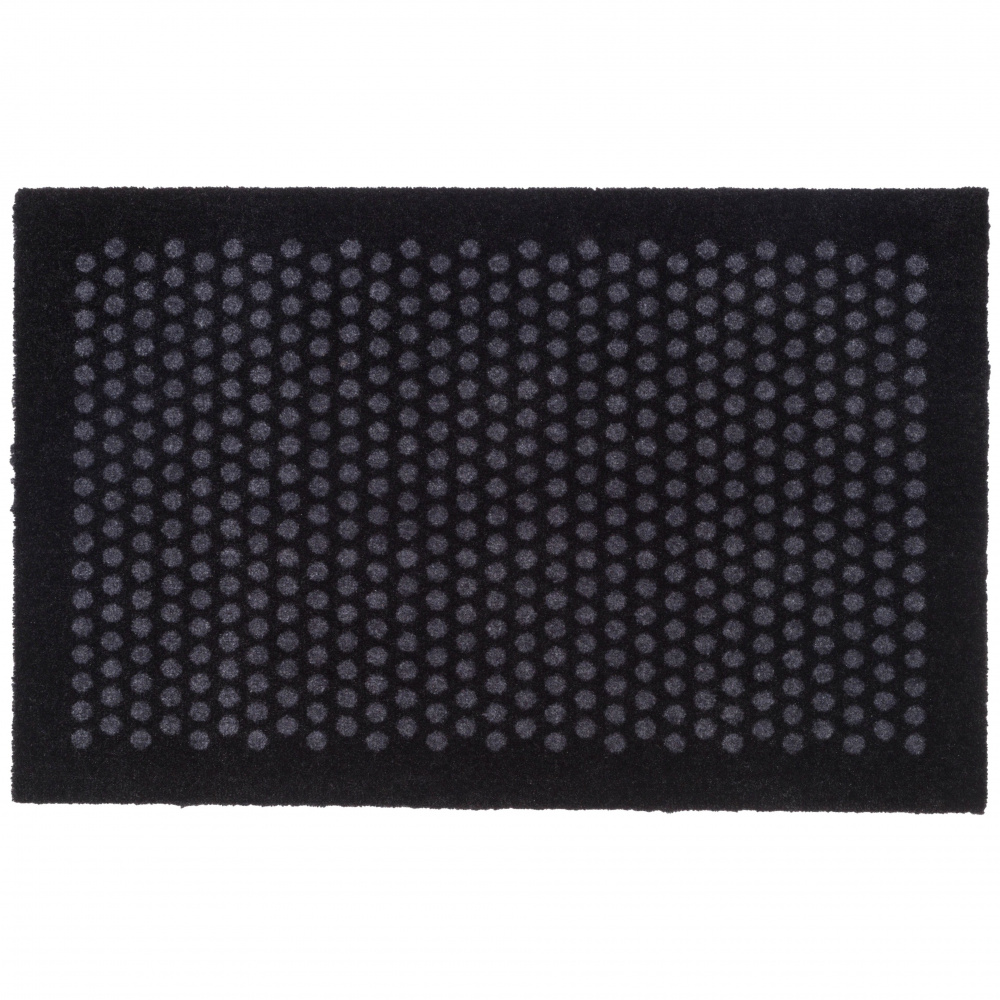Tica deurmat, stippen/zwart -  60x90