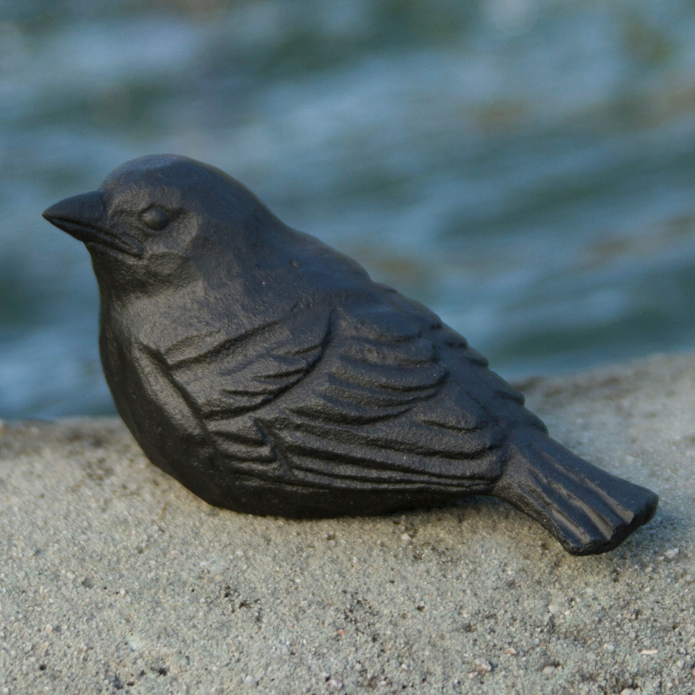 Wildlife Garden gietijzeren vogel - jonge huismus