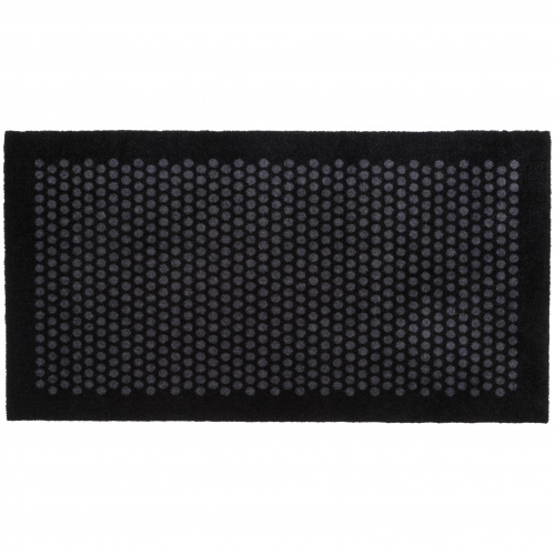Tica Fußmatte, Punkte/Schwarz - 67x120