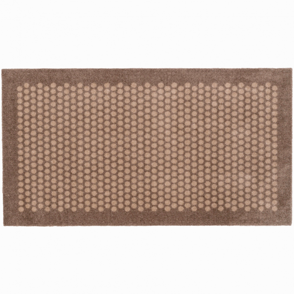Tica doormat, dots/sand -  67x120