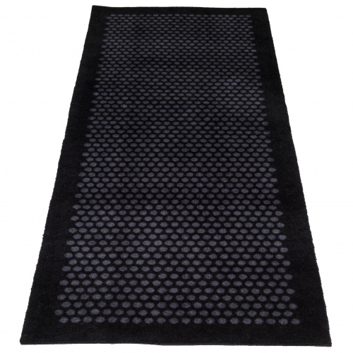 Tica Fußmatte Punkte/Schwarz - 67x200