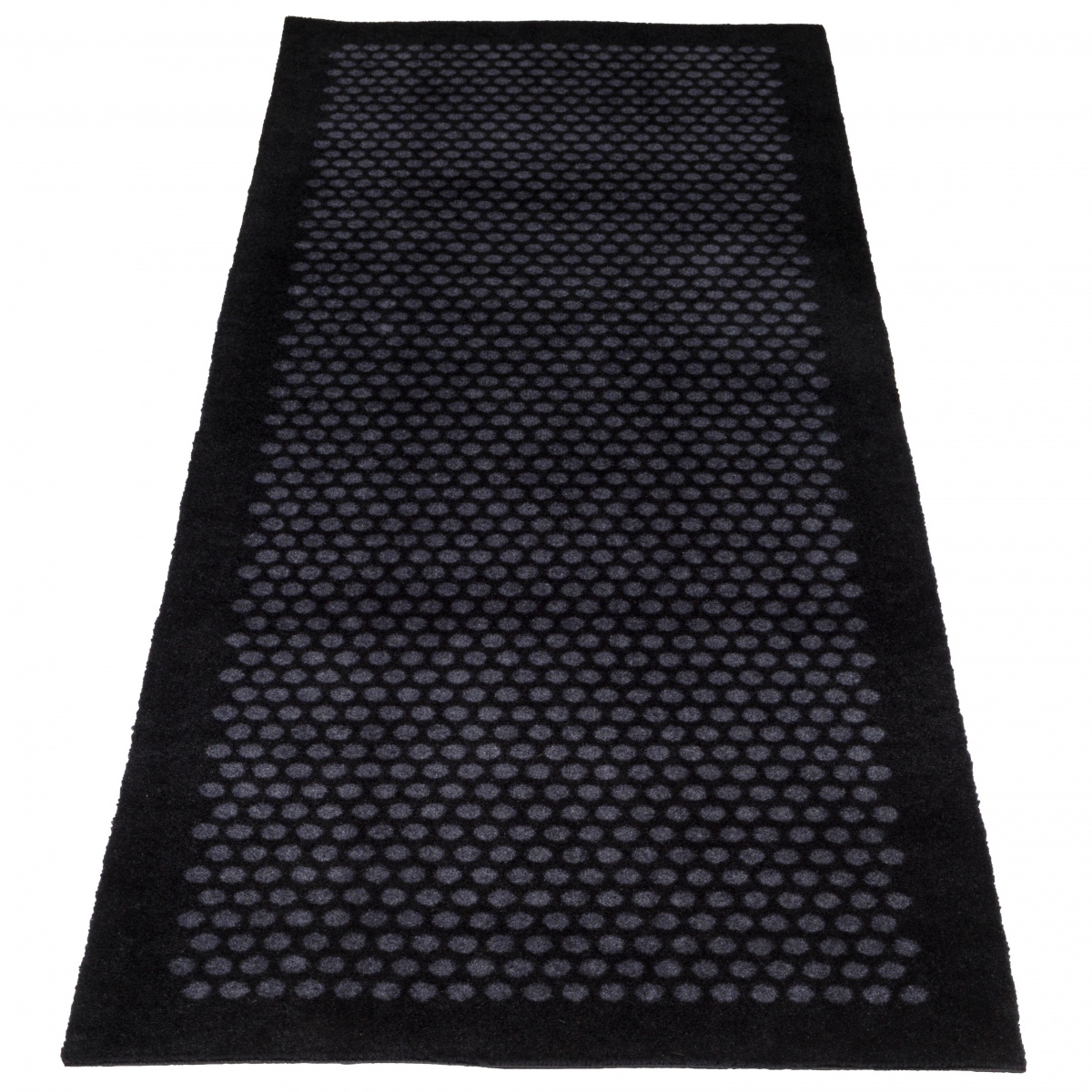 Paillasson Tica, à pois/noir - 67x200