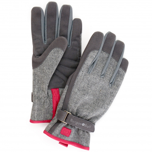 Burgon & Ball gants de jardin pour femme - tweed gris