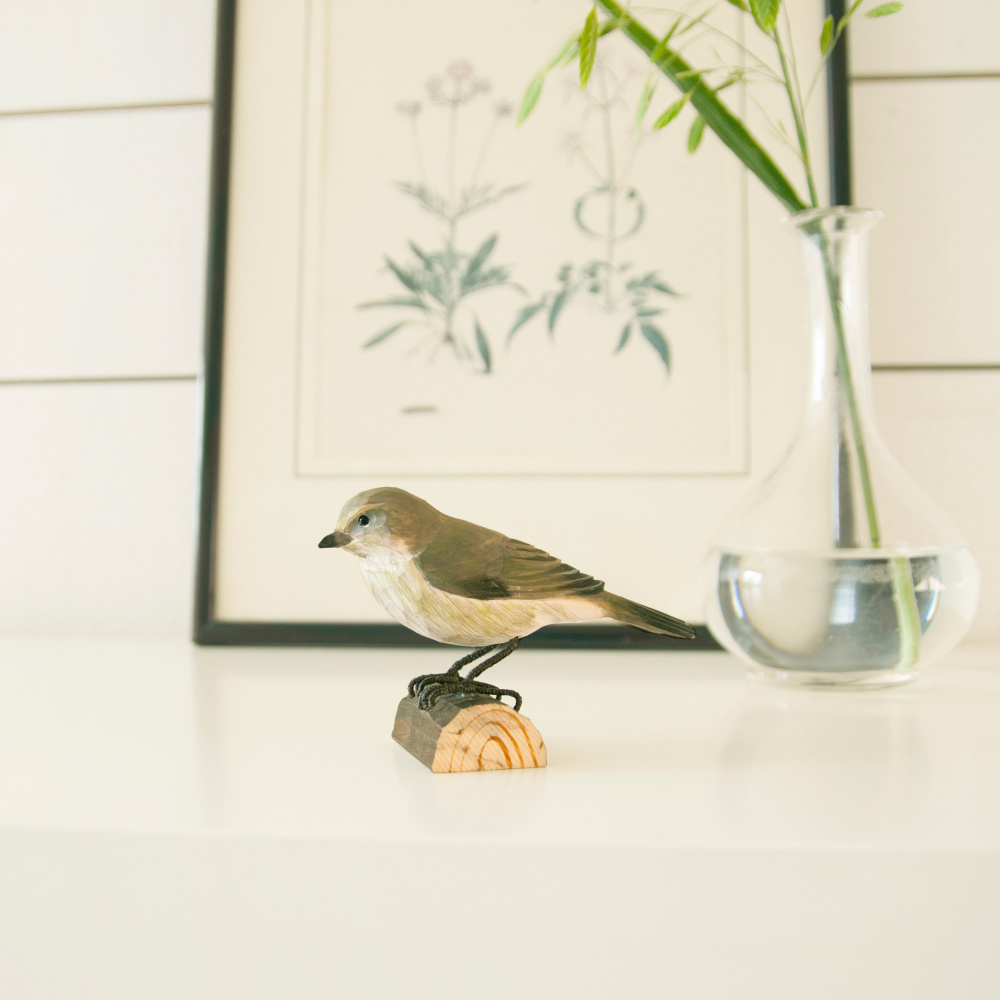 Wildlife Garden wooden bird - chiffchaff - Image 2