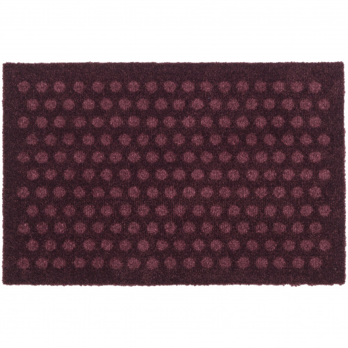 Tica Fußmatte, Punkte/Burgund - 40x60