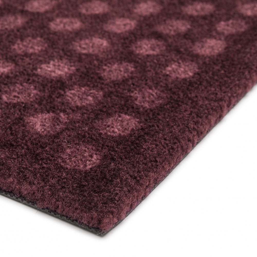 Tica doormat, dots/burgundy -  40x60 - Image 3