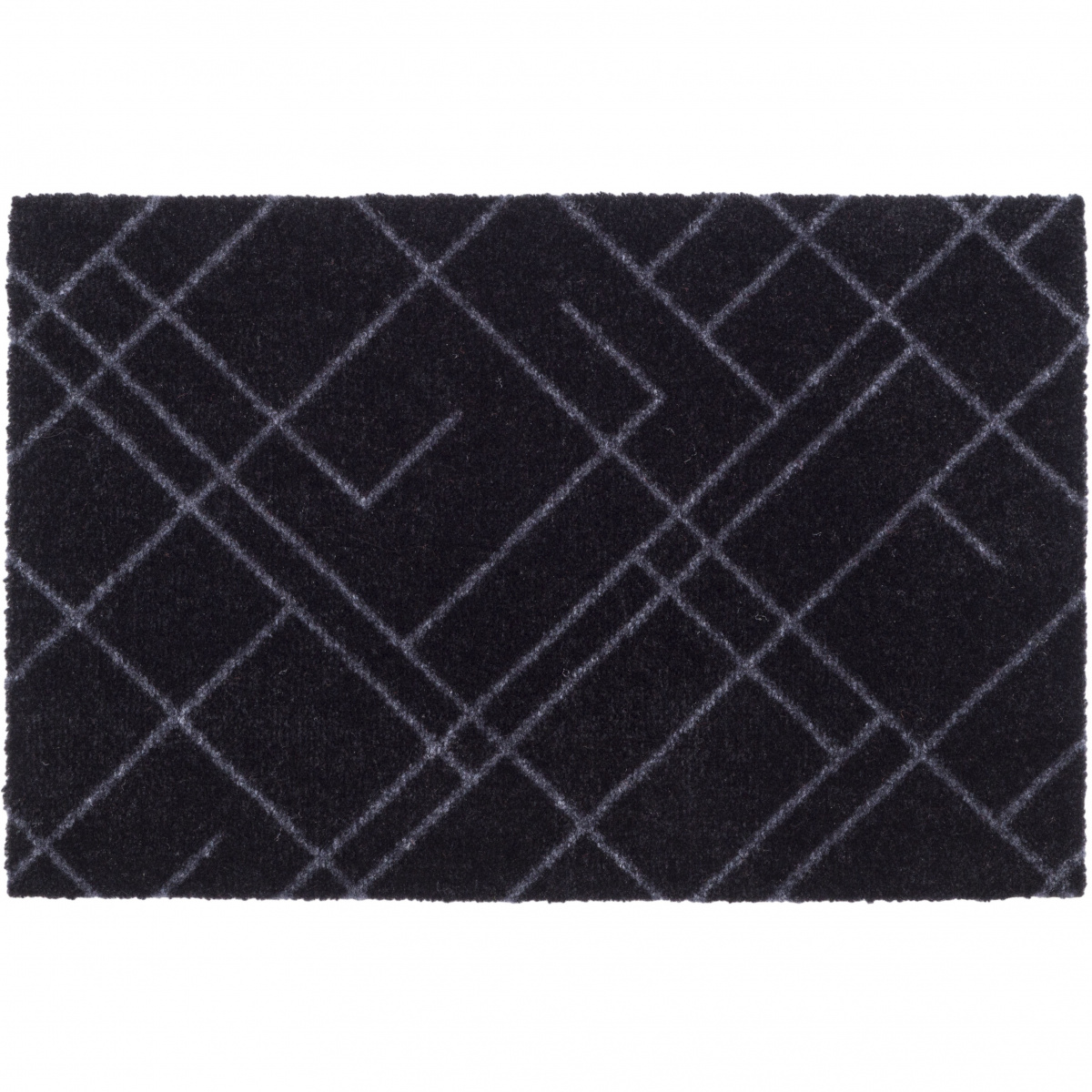 Paillasson Tica, lignes/noir - 40x60