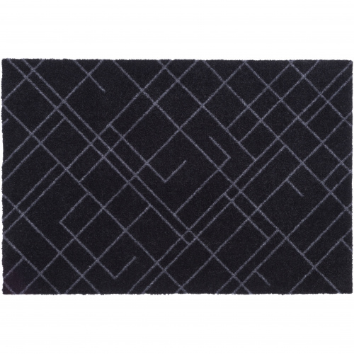 Tica dörrmatta, linjer/svart - 60x90