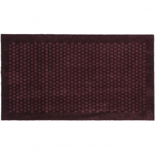 Tica dörrmatta, prickar/vinröd - 67x120