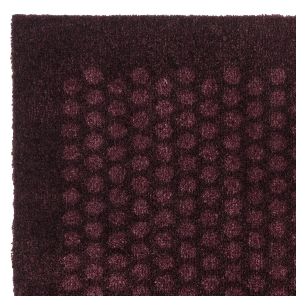 Tica doormat, dots/burgundy -  67x120 - Image 2