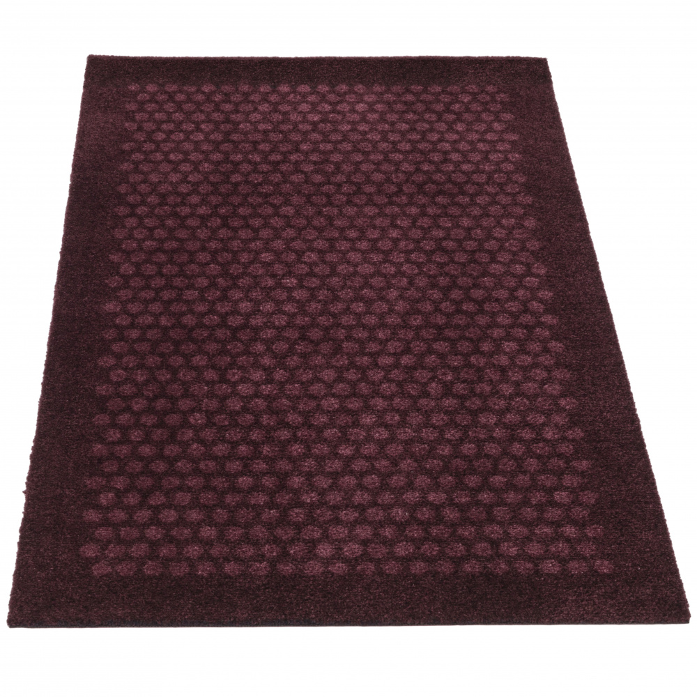 Tica deurmat, stippen/bordeaux -  67x120 - Afbeelding 4
