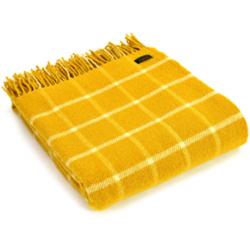 Tweedmill Wool Plaid - Checkered Check Yellow