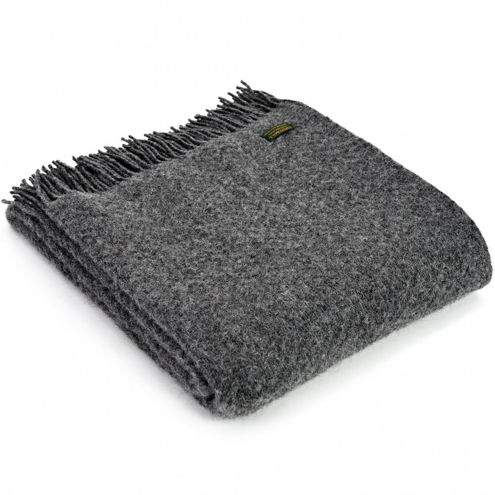 Tweedmill plaid en laine - Wafer Slate