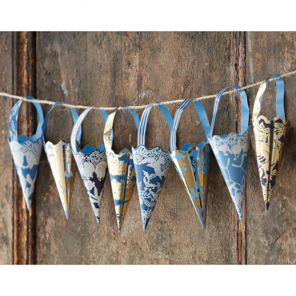 Koustrup & Co. puntzakjes, 8 stuks - blauw - Afbeelding 2