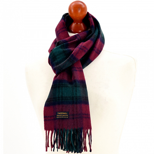 Tweedmill sjaal van lamswol - Lindsey