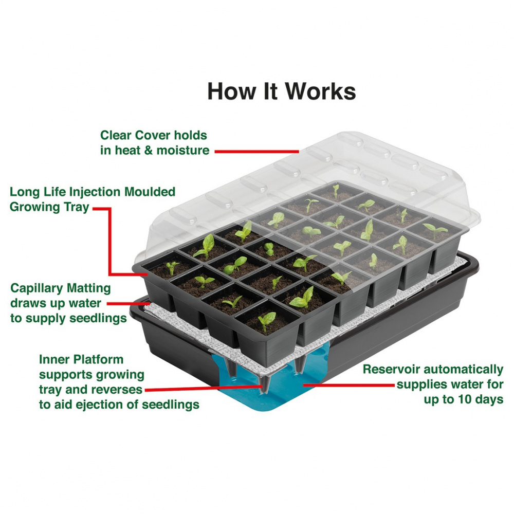Garland mini greenhouse with self-watering - 12 - Image 2