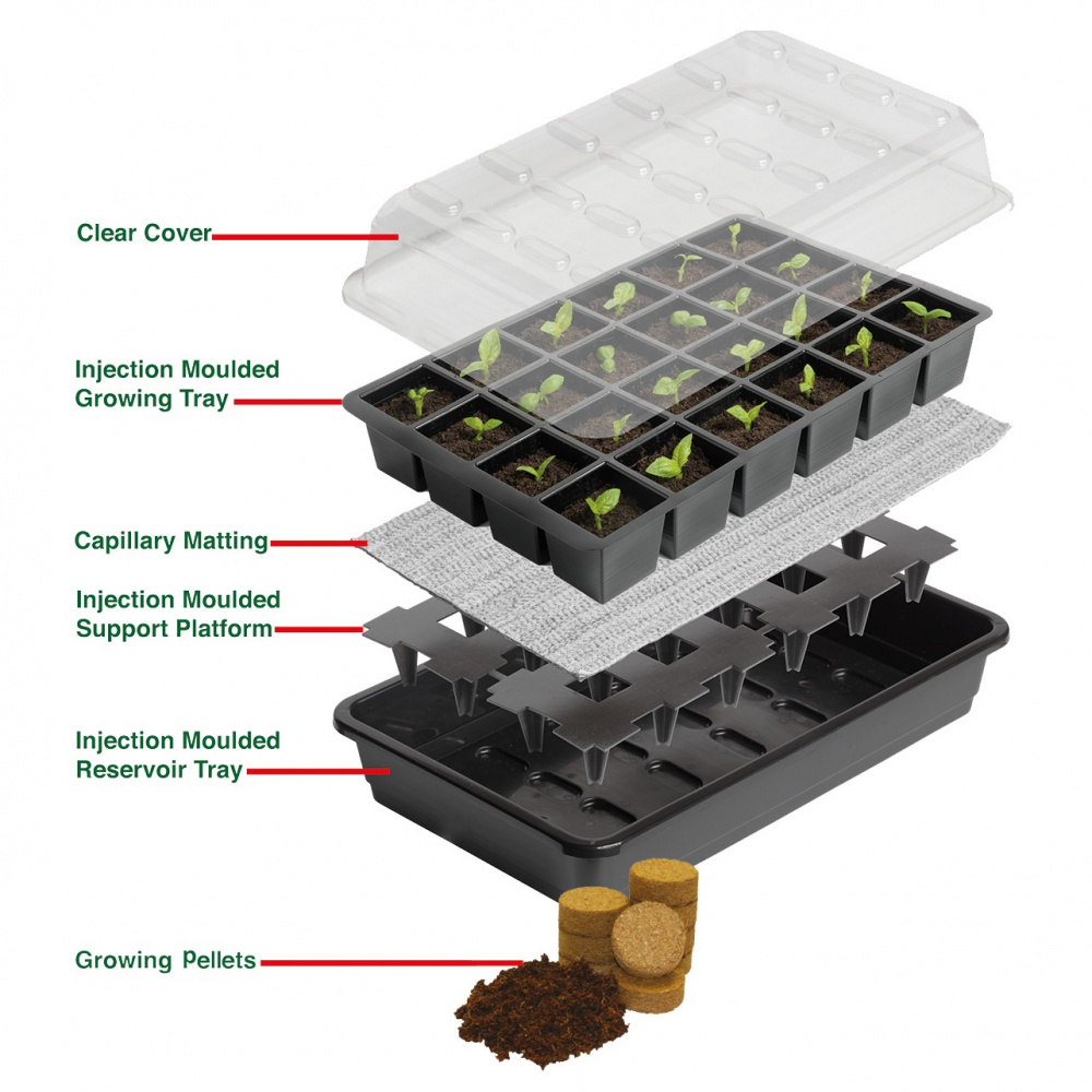 Garland mini greenhouse with self-watering - 12 - Image 3