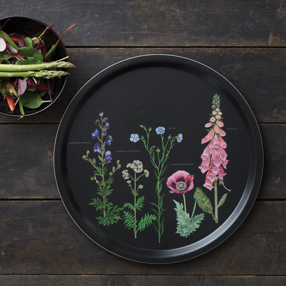 Koustrup & Co. tray, Ø38 - Monastery Garden - Image 2