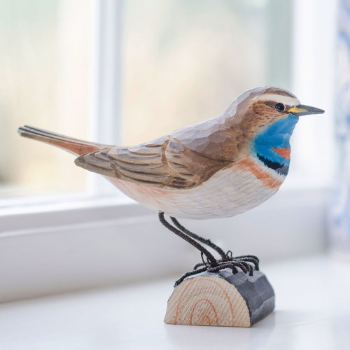 Wildlife Garden Vögel aus Holz - Blaukehlchen