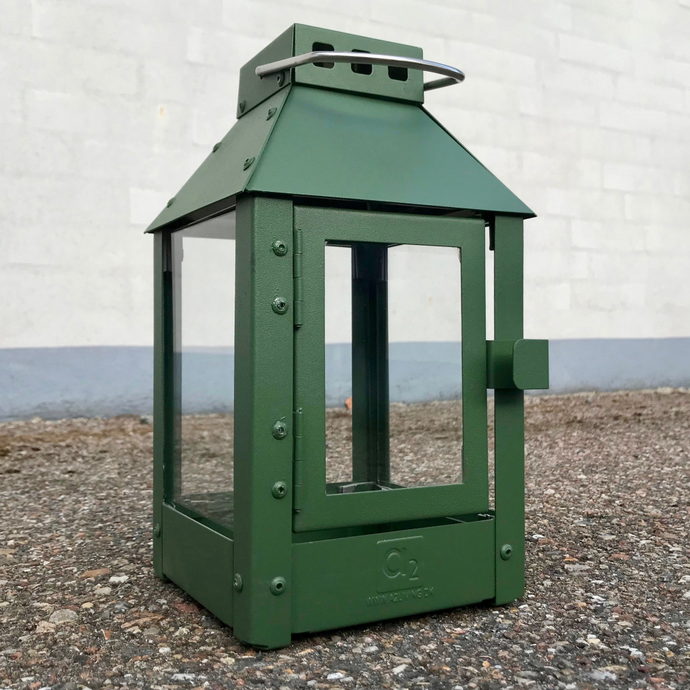 A2 Living lanterne i stål, olivengrøn - 25 cm - Billede 3