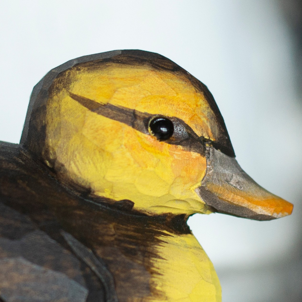 Oiseau en bois Wildlife Garden - canard colvert, caneton - Image 2
