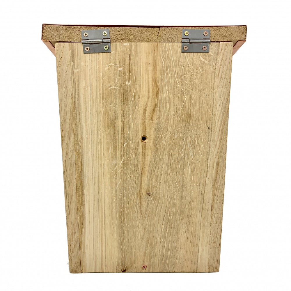 Hercules oak starling nest box with copper roof - Image 3