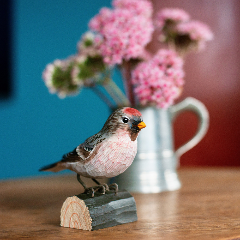 Oiseau en bois Wildlife Garden - acanthis - Image 2