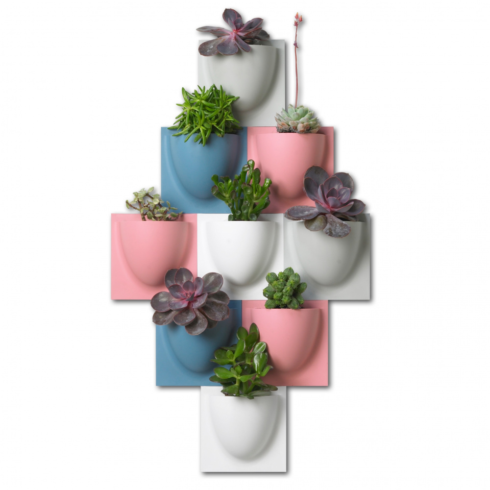 VertiPlants Mini pot mural - rose clair - Image 3