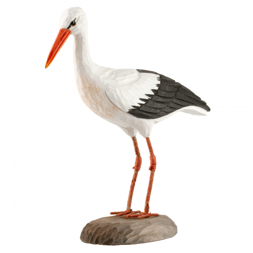 Wildlife Garden Holzvogel - weißer Storch