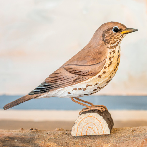 Wildlife Garden Vögel aus Holz - Singdrossel