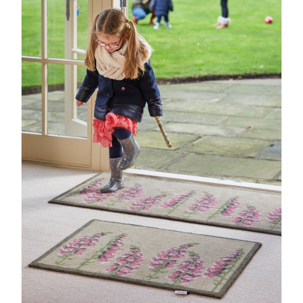 Hug Rug Eco Doormat, 65x85 - Flowers - Image 3