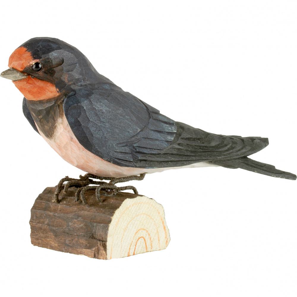 Oiseau en bois Wildlife Garden - hirondelle rustique - Image 2