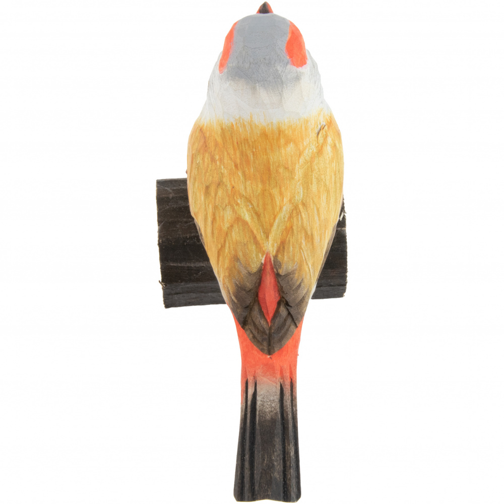 Wildlife Garden wooden bird - Common waxbill - Image 5